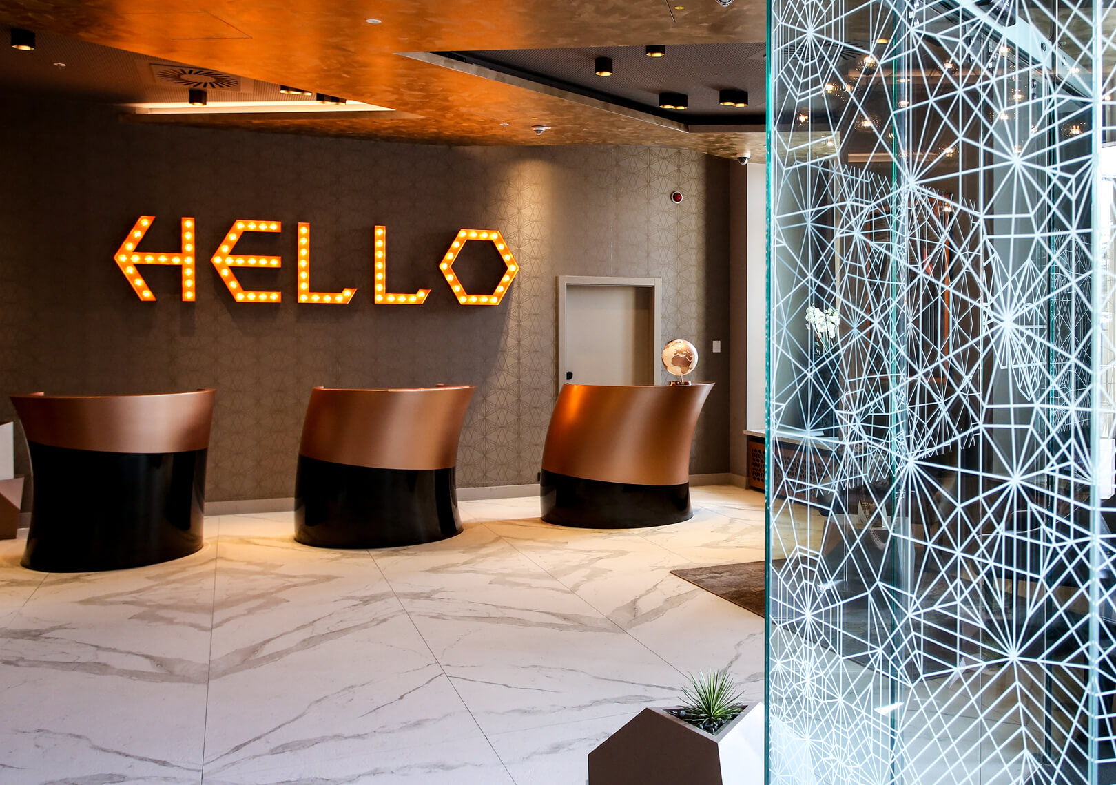 A hotel-lounge in Germany